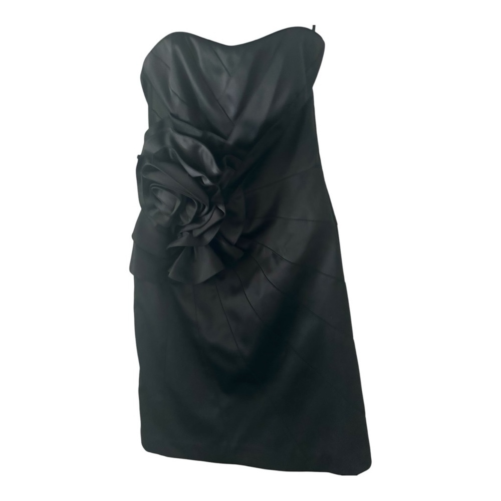White House Black Market Women’s Elegant Black Strapless Dress Size 2